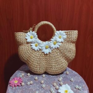 Túi lục bình hoa cúc trắng